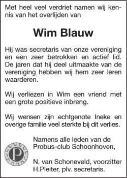 Wim Blauw - Het Kontakt