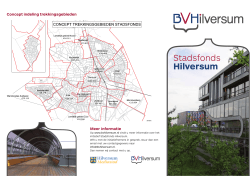 Brochure Stadsfonds Hilversum