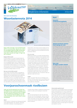 Wijdemeren Informeren 26-02-2014