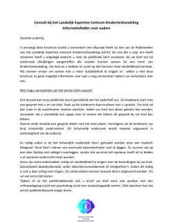 Informatiefolder voor ouders - Landelijk Expertise Centrum