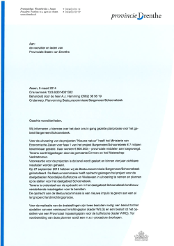 A.4. Brief over Planvorming Bestuurscommissie Bargerveen