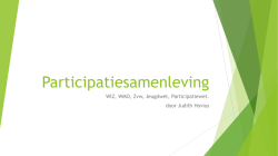 presentatie Participatiesamenleving – Judith Hovius