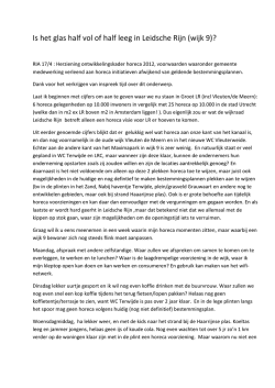 Is het glas half vol of half leeg in Leidsche Rijn (wijk 9)?