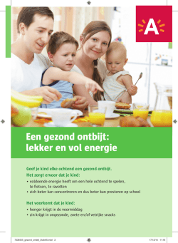 Een gezond ontbijt: lekker en vol energie