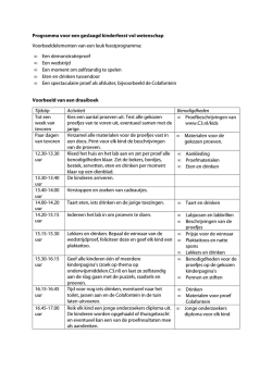 Programma voor een geslaagd kinderfeest vol wetenschap