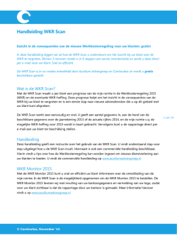 Handleiding WKR Scan