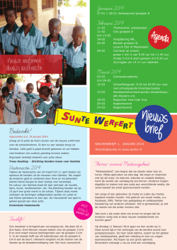 Nieuws brief - Sunte Werfert