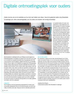 Digitale ontmoetingsplek voor ouders