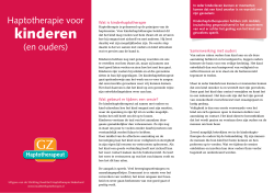 kinderen - Stichting Kwaliteit Haptotherapie Nederland