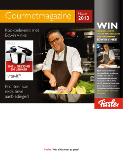 Gourmetmagazine Najaar WIN