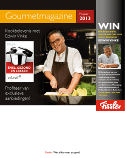 Gourmetmagazine Najaar WIN