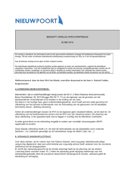 Verslag open dorpsraad Sint-Joris 20/05/14 (PDF, 132