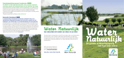 Water Natuurlijk folder 2013