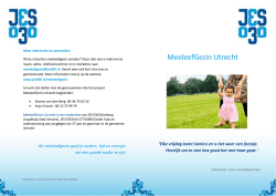 Download hier de folder van MeeleefGezin Utrecht voor