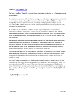 hybride en elektrische voertuigen integreren in het
