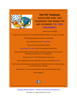 Het VG Tototeam 14 - VG