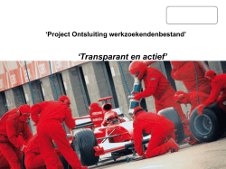 Presentatie bij star - Samen voor de klant