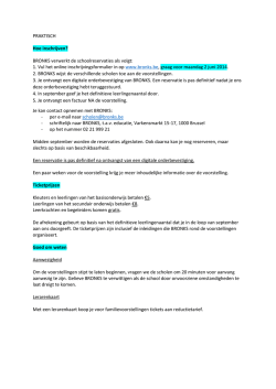 Hoe je school inschrijven?