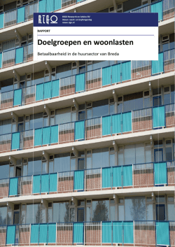 Doelgroepen en woonlasten