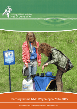 Jaarprogramma NME Wageningen 2014