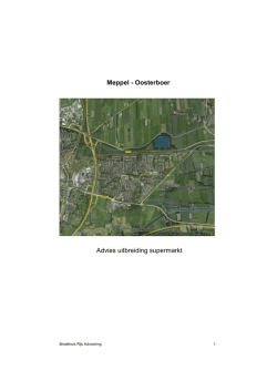 Meppel - Oosterboer Advies uitbreiding supermarkt