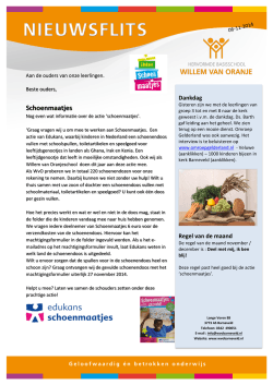 Schoenmaatjes - Willem Van Oranjeschool