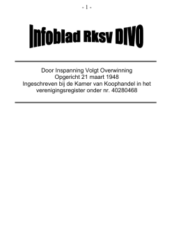 Infoblad 2014 - Dinteloord