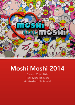 Moshi Moshi 2014 - Moshi Moshi event
