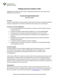 Holding Huisartsen Gelderse Vallei