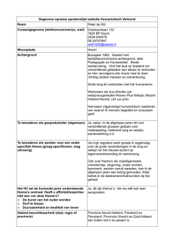 Lees het profiel van Peter de Wit