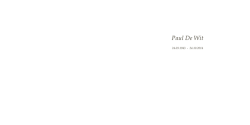 RB Paul De Wit - Jan Ketelaars