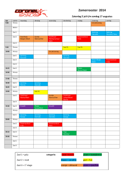 Zomerrooster 2014