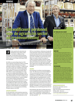 interview in Het Ondernemersbelang. - WSP Groot
