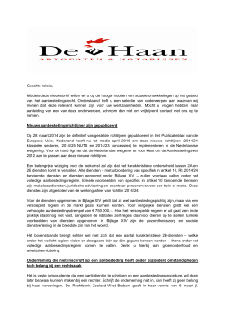 nieuwsbrief aanbestedingsrecht.april 2014
