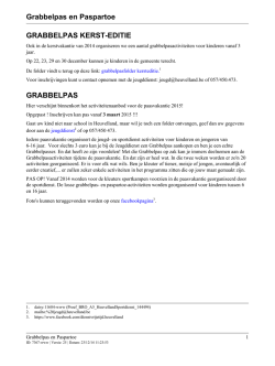 Grabbelpas en Paspartoe GRABBELPAS KERST