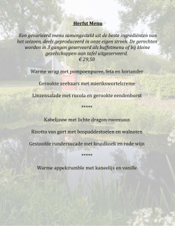 menu sept 2014 - Nieuw – Allardsoog