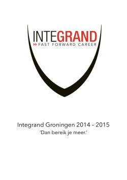 Informatiebrochure - Bestuursjaar