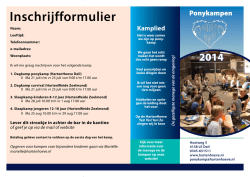 Download hier de kampfolder van 2014