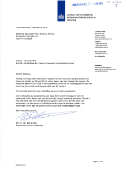 Inspectierapport 2014
