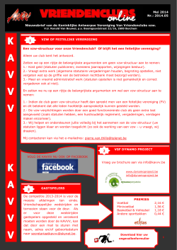 2014 05 KAVVV nieuwsbrief