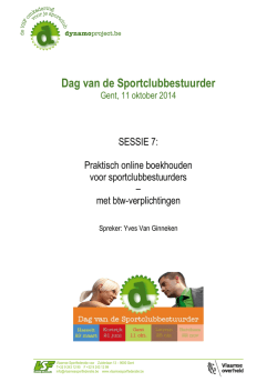 Presentatie - Dynamo Project