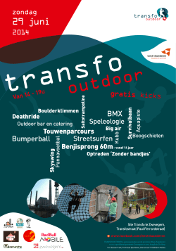 Klik hier voor de affiche van Transfo Outdoor