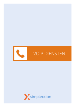 Brochure VoIP Diensten (PDF)