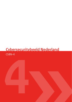 Rapport Cybersecuritybeeld Nederland