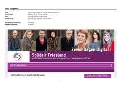 13.0 Solidair Friesland, Zeven Dagen Digitaal