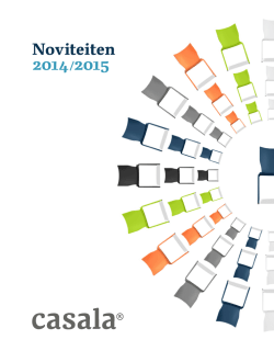 Noviteiten 2014/2015