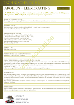 Downloaden technisch fiche Argilus