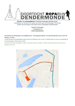 Doorkomstflyer Dendermonde