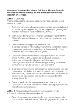 Algemene voorwaarden - Interne Training.nl