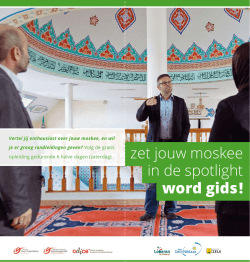 zet jouw moskee in de spotlight word gids!